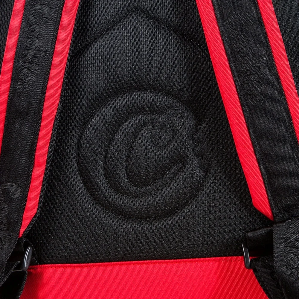 NWT Cookies Orion Canvas Smell Proof Backpack in Red and Black